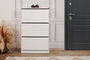 Hanah Home Zapatero Shc-530-Bb-1 Blanco con 3 Cajones